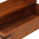 vidaXL Table basse Bois d'acacia solide avec finition miel 110x55x35cm