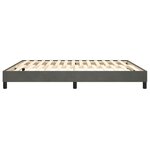 vidaXL Cadre de lit sans matelas gris foncé 180x200 cm velours