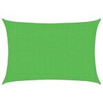 vidaXL Voile d'ombrage 160 g/m² Vert clair 2x2 5 m PEHD