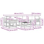vidaXL Ensemble de canapés d'extérieur 6 pc