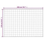 vidaXL Couverture lestée Crème clair 138x200 cm 6 kg Tissu