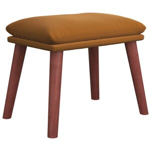 vidaXL Repose-pied Marron 45x29 5x35 cm Velours