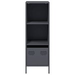 vidaXL Buffet haut anthracite 35x39x103 5 cm acier