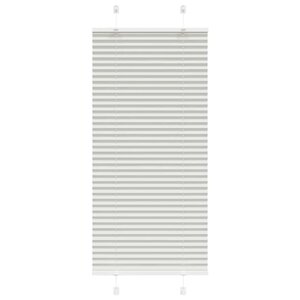 vidaXL Store plissé gris clair 65x150 cm largeur du tissu 64 4 cm