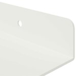 vidaXL Étagère flottante 3 pc Blanc 40 x 9 x 2 5 cm Acier