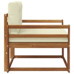 vidaXL Sofa de milieu extérieur Naturel
