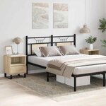 vidaXL Tables de chevet 2 Pièces chêne sonoma 40x35x50 cm bois ingénierie