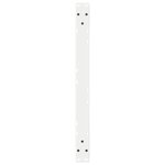 vidaXL Pieds de table basse 2 pièces Blanc 70 x (30-31 3) cm Acier