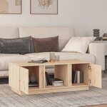 vidaXL Table basse 110x50x40 cm Bois massif de pin