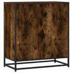 vidaXL Buffet chêne fumé 68x35x76 cm bois d'ingénierie