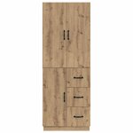 vidaXL Ensemble de Meubles 2 Pièces Chêne artisanal Bois d'ingénierie