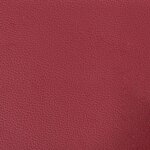 vidaXL Chaises de Salle à Manger avec Roues 2 Pièces Rouge bordeaux