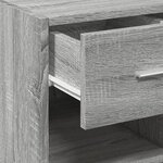 vidaXL Buffet sonoma gris 50x42 5x93 cm bois d'ingénierie