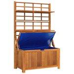 vidaXL Boîte de rangement avec treillis 99x50x160 cm Acacia massif