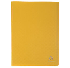 Protège-documents En Polypropylène Souple Opak 200 Vues - A4 - Jaune - X 8 - Exacompta