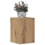 vidaXL Supports pour plantes 2 Pièces chêne artisanal bois d'ingénierie