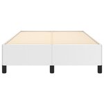 vidaXL Cadre de lit sans matelas blanc 120x190 cm similicuir