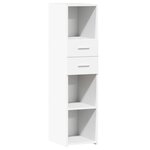 vidaXL Buffet haut blanc 30x42 5x124 cm bois d'ingénierie
