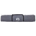 vidaXL Tente familiale cabine 7personnes gris orange dégagement rapide