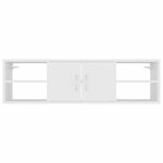 vidaXL Étagère murale Blanc 102x30x29 cm Bois d’ingénierie