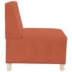 vidaXL Unité de Sofa Modulaire Sans Accoudoirs 2 Pièces Orange