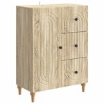 vidaXL Buffet Chêne Sonoma 66 x 34 5 x 90 cm Bois d'ingénierie