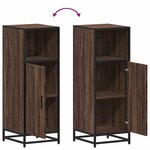 vidaXL Armoire de bain chêne marron 35x37 5x100 cm bois d'ingénierie
