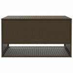vidaXL Coffre à coussins d'extérieur marron 100x55x55 5 cm polyrotin