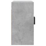 vidaXL Armoire murale gris béton 60x31x60 cm bois d'ingénierie