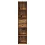 vidaXL Bibliothèque vieux bois 36x30x171 cm bois d'ingénierie