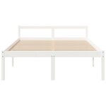 vidaXL Lit pour personne âgée sans matelas 160x200 cm bois pin massif