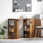 vidaXL Bureau Bois Ancien 90 x 50 x 75 cm Bois d'ingénierie
