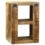 vidaXL Meuble TV 36x30x54 cm en bois massif de manguier