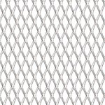 vidaXL Panneau de grillage de jardin Acier inox 50x50 cm 30x17x2 5 mm