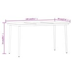vidaXL Ensemble de salle à manger de jardin avec coussins 5 Pièces Gris