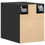 vidaXL Armoire murale noir 30x42 5x40 cm bois d'ingénierie
