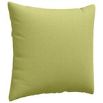 vidaXL Coussins de canapé 2 Pièces Vert clair 50 x 50 cm tissu