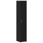 Cabinet Slim vidaXL Chêne noir 30x42.5x225 cm Bois d'ingénierie