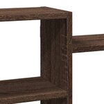vidaXL Étagère murale chêne marron 129x18x42 cm bois d'ingénierie