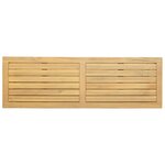 vidaXL Table console de jardin Acacia clair 110 x 35 x 75 cm