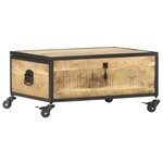 vidaXL Table basse 70x50x33 cm Bois de manguier massif