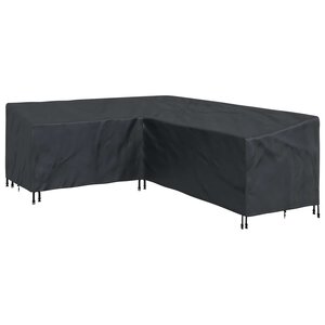 vidaXL Housse pour meubles Noir 260 x 210 x 80 cm Tissu Oxford 420D