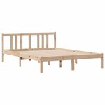 vidaXL Cadre de lit sans matelas 120x200 cm bois de pin massif