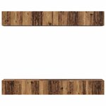 vidaXL Ensemble meuble TV 6 Pièces Bois Ancien Bois d'ingénierie