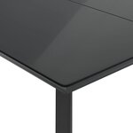 vidaXL Ensemble à manger de jardin 5 Pièces coussins gris résine tressée