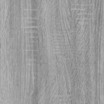 vidaXL Table à dîner Sonoma gris 80x80x75 cm Bois d'ingénierie