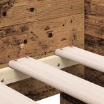 vidaXL Cadre de lit de jour avec tiroirs Bois ancien 90 x 200 cm