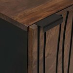 vidaXL Buffet Marron 40 x 33 x 75 cm bois de manguier massif