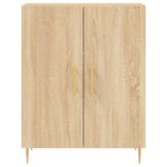 vidaXL Buffet chêne sonoma 69 5x34x90 cm bois d'ingénierie