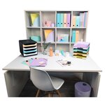 Pot à crayon EXACOMPTA PEN-CUBE mauve pastel